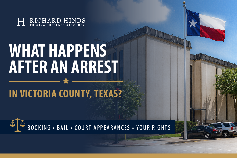 What happens after an arrest in victoria county texas?
